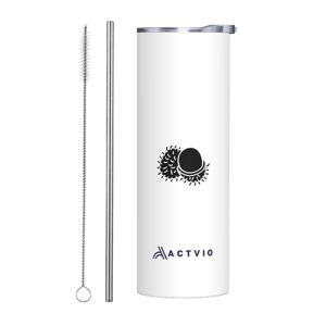 Fruit silhouette Theme 20 OZ Stainless Steel Tumbler - Watermelon